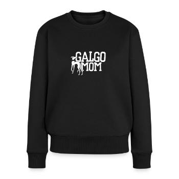 galgo mom - Women's Premium Organic Jumper - black - Front - Julia (174cm)