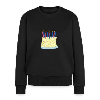Gâteau - Pull Premium bio Femme - noir - Devant - Julia (174cm)