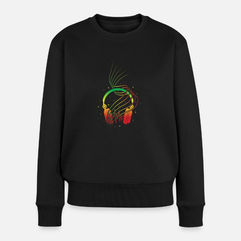 Reggae - Pull Premium bio Femme - noir
