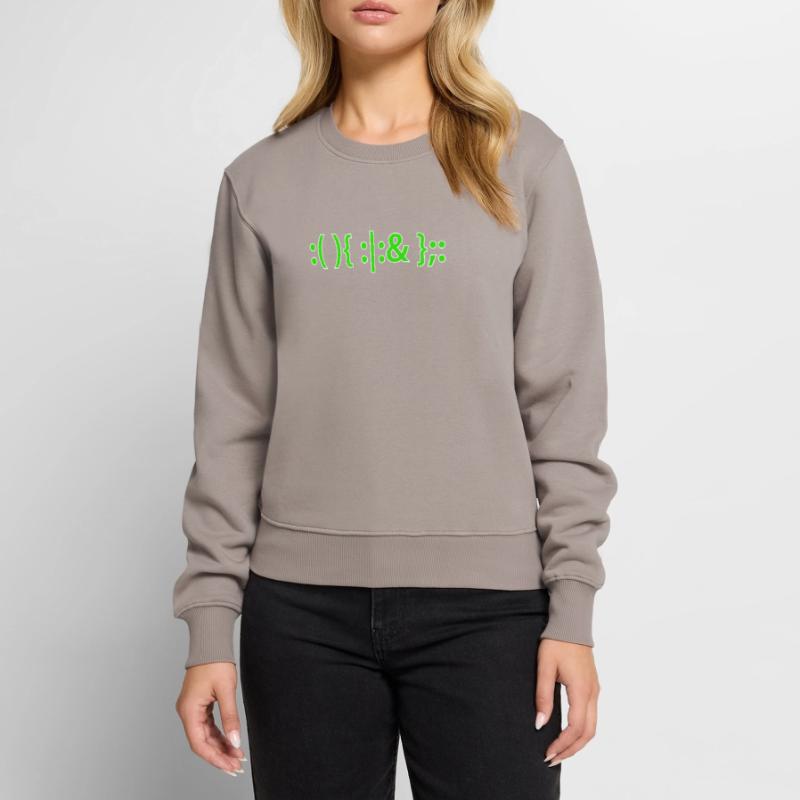 Bash Fork Bomb Shirt for Linux Unix Geeks Pull Premium bio Femme