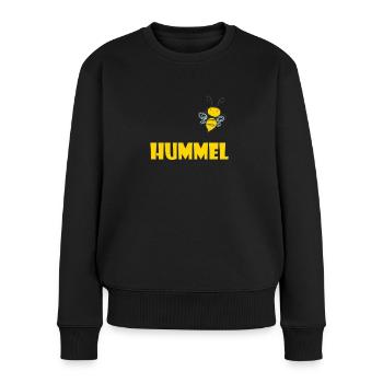 Kosename Hummel Geschenkidee - Frauen Premium Bio Pullover - Schwarz - Vorne - Julia (174cm)