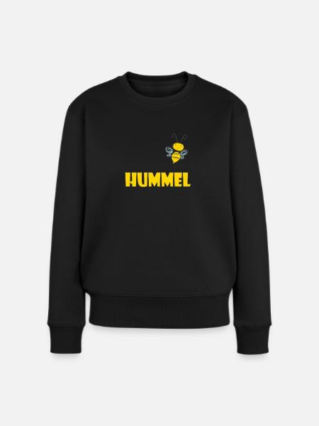 Kosename Hummel Geschenkidee - Frauen Premium Bio Pullover - Schwarz