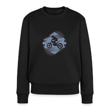 Trial bike - Women's Premium Organic Jumper - black - Front - Julia (174cm)