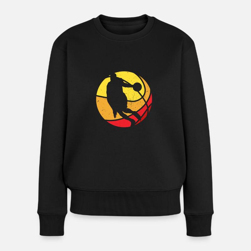 basketball - Pull Premium bio Femme - noir