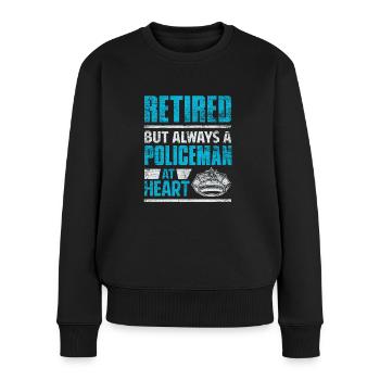 Police pensioner cop retirement - Women's Premium Organic Jumper - black - Front - Julia (174cm)