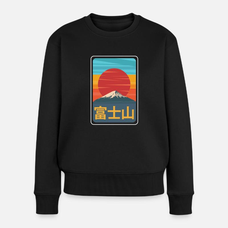 Japon - Pull Premium bio Femme - noir