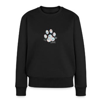 Animal love, dog - Women's Premium Organic Jumper - black - Front - Julia (174cm)