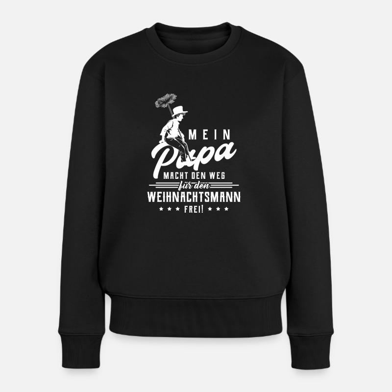 Schornsteinfeger - Frauen Premium Bio Pullover - Schwarz