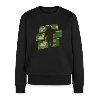 Hunter camouflage - Women's Premium Organic Jumper - black - Front - Julia (174cm)