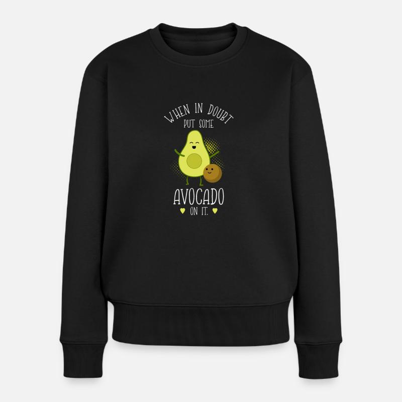 Avocat - Pull Premium bio Femme - noir