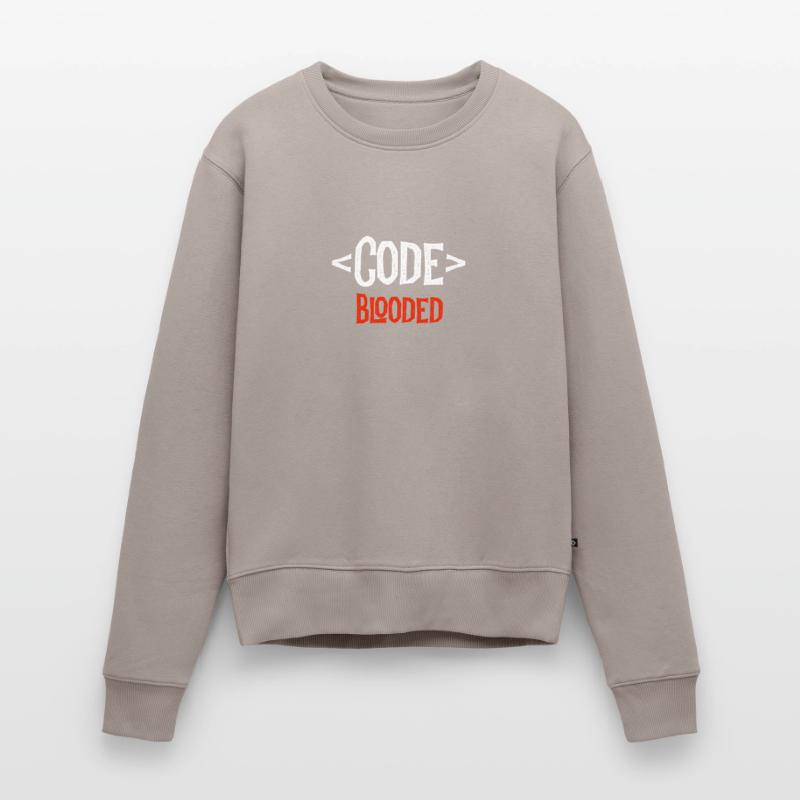 Entwickler-Shirt - Code Blooded - Coding Coder Frauen Premium Bio Pullover