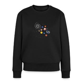 Astronomie - Pull Premium bio Femme - noir - Devant - Julia (174cm)
