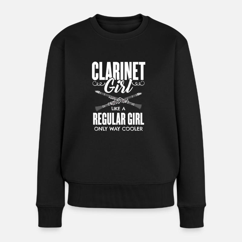 clarinette - Pull Premium bio Femme - noir