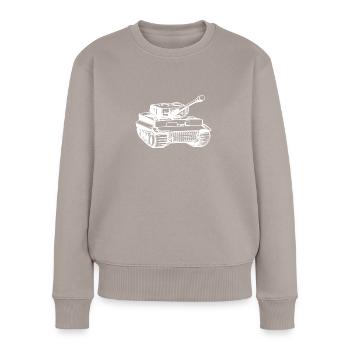 tank - Women's Premium Organic Jumper - taupe - Front - Julia (174cm)