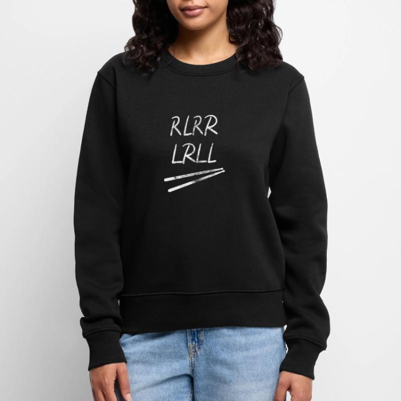 Drummer Schlagzeuger oder Percussionist Geschenk Frauen Premium Bio Pullover