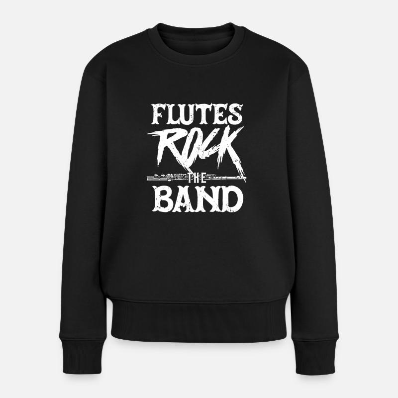 Flûte - Pull Premium bio Femme - noir