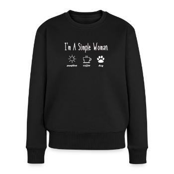 Dogs Dog lovers Dog owner Mistress Gassi - Women's Premium Organic Jumper - black - Front - Julia (174cm)