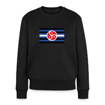 BDSM Flagge Symbol Dom Sub Fetisch Kinky Sex DDLG - Pull Premium bio Femme - noir - Devant - Julia (174cm)