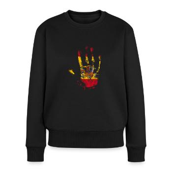 Espagne - Pull Premium bio Femme - noir - Devant - Julia (174cm)