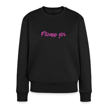 Fille de remise en forme - Pull Premium bio Femme - noir - Devant - Julia (174cm)