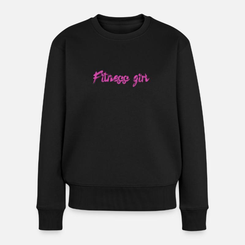 Fille de remise en forme - Pull Premium bio Femme - noir