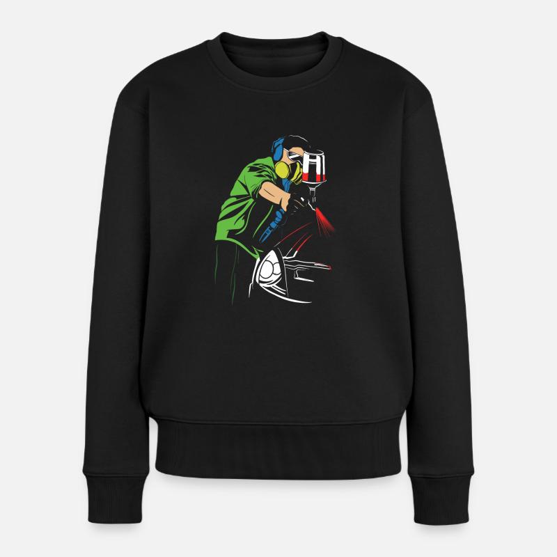 Der tollste Beruf der Welt - Frauen Premium Bio Pullover - Schwarz
