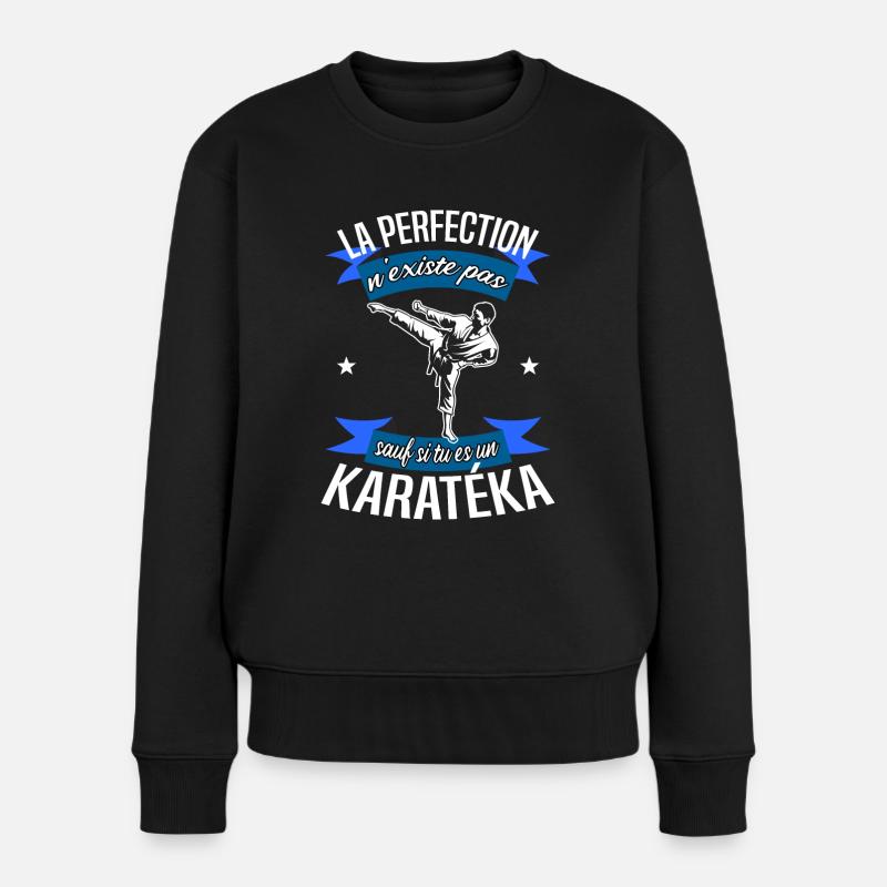 Karatéka cadeau humour karaté et karatéka - Pull Premium bio Femme - noir