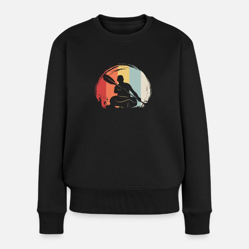 Kayak kayak kayak - Pull Premium bio Femme - noir