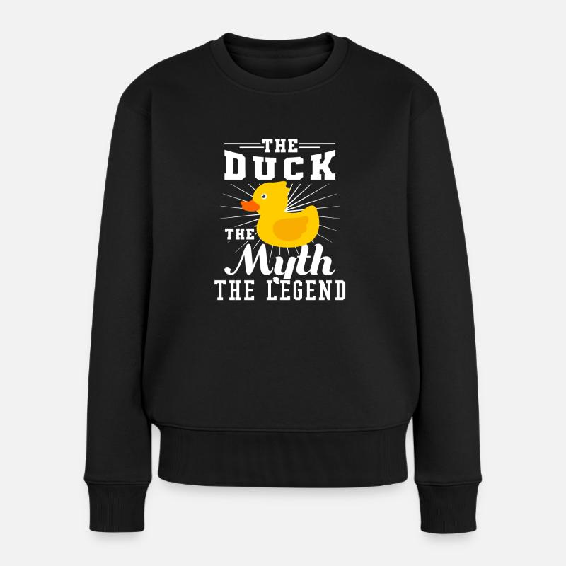Cadeau de grincement en caoutchouc - Pull Premium bio Femme - noir