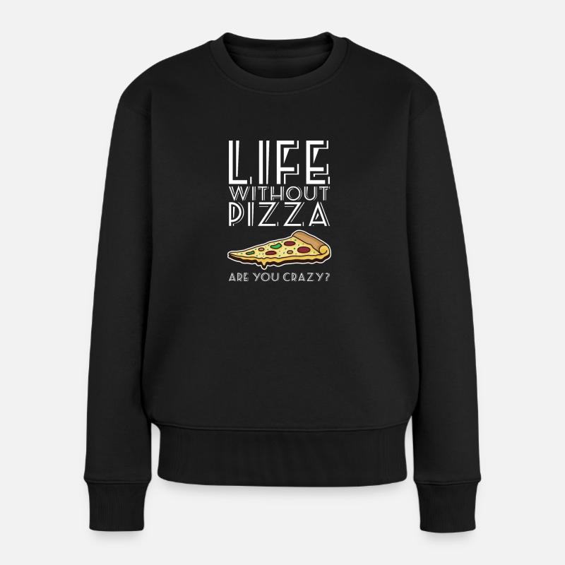 Pizza pizzeria pizza maker - Women's Premium Organic Jumper - black