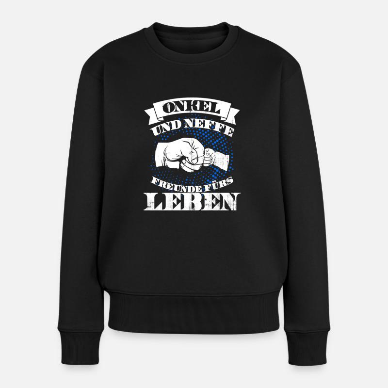 Geschenk des Onkels Neffe - Frauen Premium Bio Pullover - Schwarz