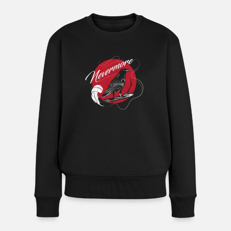 Literatur Dichter Author Geschenk - Frauen Premium Bio Pullover - Schwarz