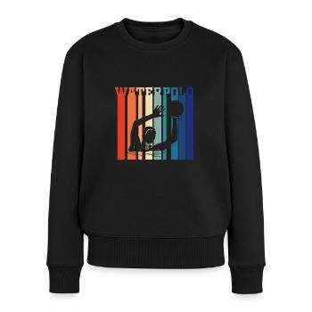 Water-polo - Pull Premium bio Femme - noir - Devant - Julia (174cm)