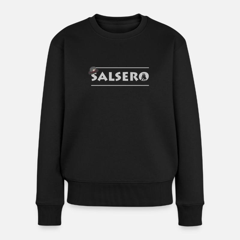 Salsa, Salsa tanzen, puerto rico - Frauen Premium Bio Pullover - Schwarz