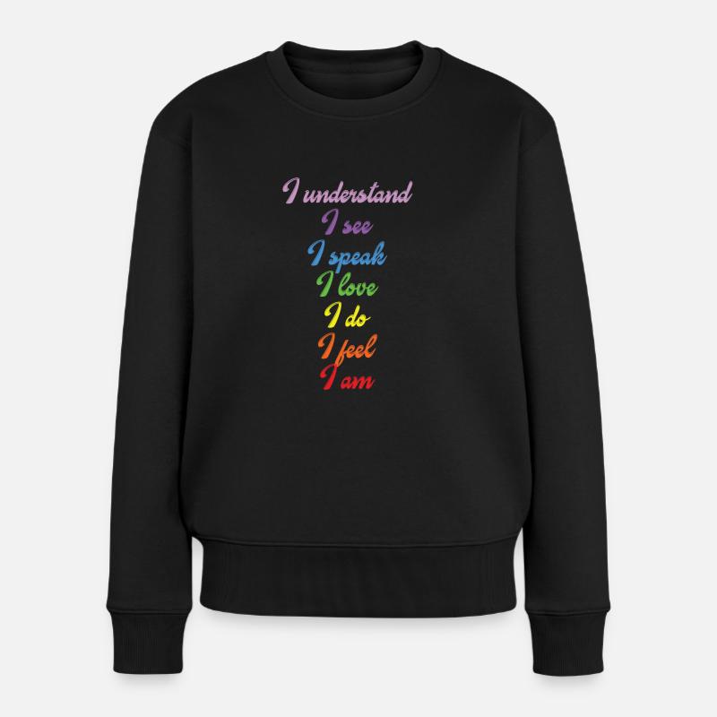 Chakra Tantra Zen Buddhismus Spirit Geist - Frauen Premium Bio Pullover - Schwarz