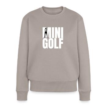 -golf chemise - Pull Premium bio Femme - taupe - Devant - Julia (174cm)