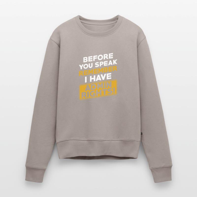 Administrator Computer Scientist Programmer Admin Women's Premium Organic Jumper