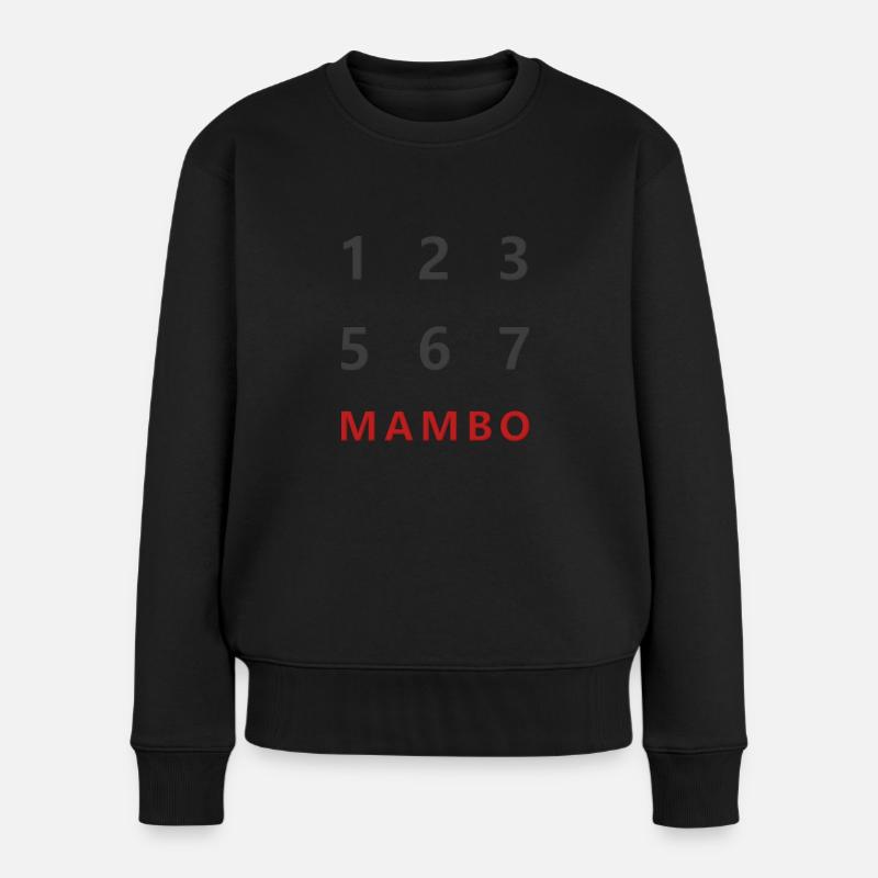 Mambo Count - Frauen Premium Bio Pullover - Schwarz