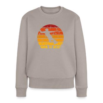Wakeboarding ski nautique wake board - Pull Premium bio Femme - taupe - Devant - Julia (174cm)
