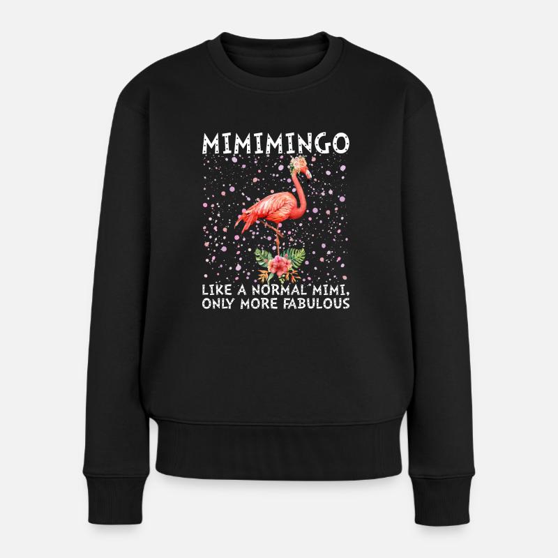 Mimimingo comme un Mimi normal plus fabuleux - Pull Premium bio Femme - noir