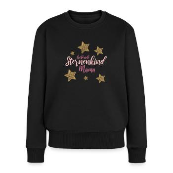 Sternenkind Sternenkinder Geschenk Idee Mama Mutte - Frauen Premium Bio Pullover - Schwarz - Vorne - Julia (174cm)