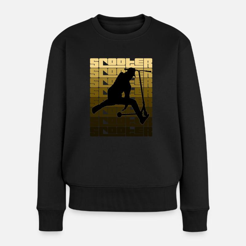 Scooter - Frauen Premium Bio Pullover - Schwarz