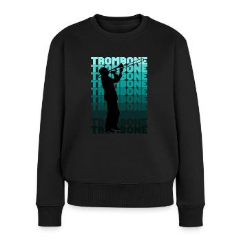 Trombones - Pull Premium bio Femme - noir - Devant - Julia (174cm)