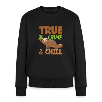 True Crime Crime Thriller Détective Assassiner - Pull Premium bio Femme - noir - Devant - Julia (174cm)