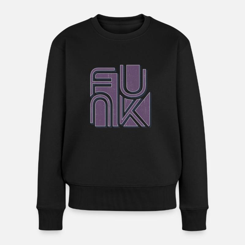 Funk rétro - Pull Premium bio Femme - noir