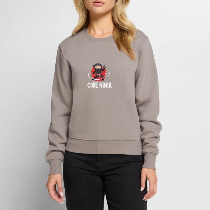 Code Ninja Programmierung Frauen Premium Bio Pullover