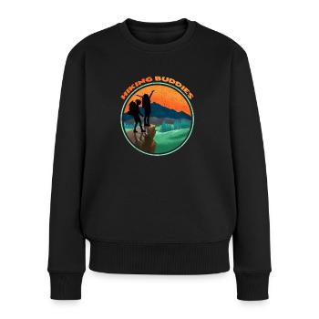 Hiking day Its another half mile or so Female - Frauen Premium Bio Pullover - Schwarz - Vorne - Julia (174cm)