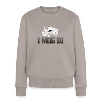Unimog 406, off-road vehicle, commercial vehicle, truck - Women's Premium Organic Jumper - taupe - Front - Julia (174cm)