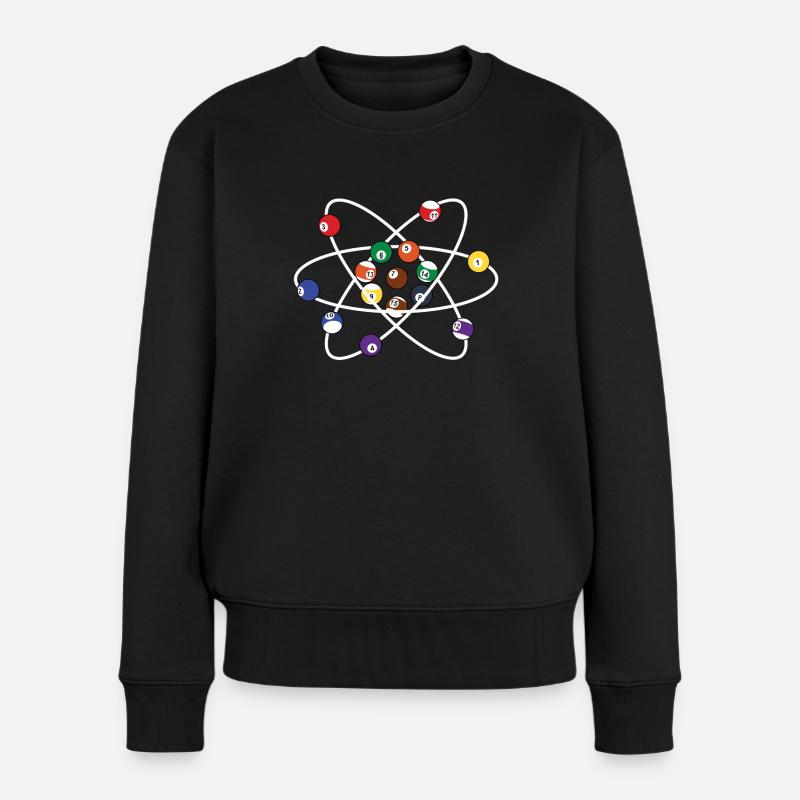 Billard Pool Snooker Cadeau drôle - Pull Premium bio Femme - noir