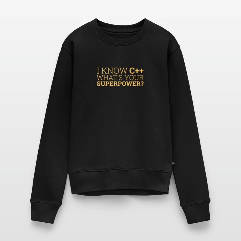 "I Know C++" | Superpower, Programmer Women's Premium Organic Jumper